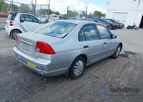 2001 Honda Civic Lx from USA, damaged, VIN JHMES16541S008745